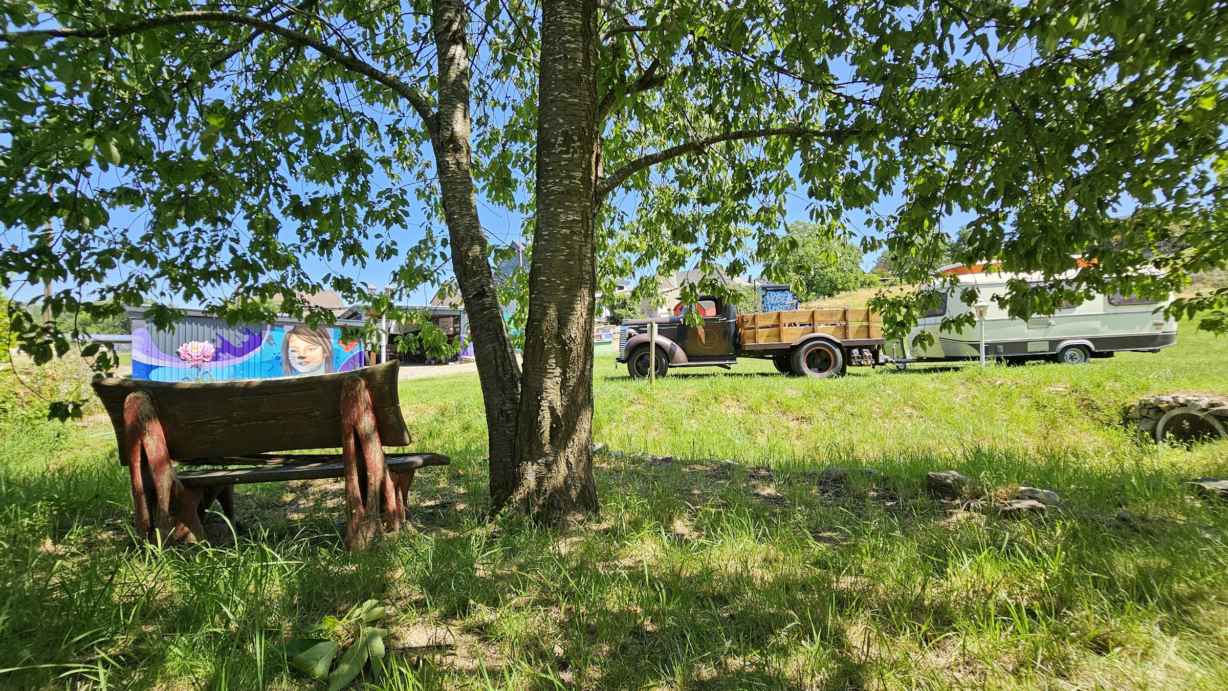 Camping oberhalb des Moseltales