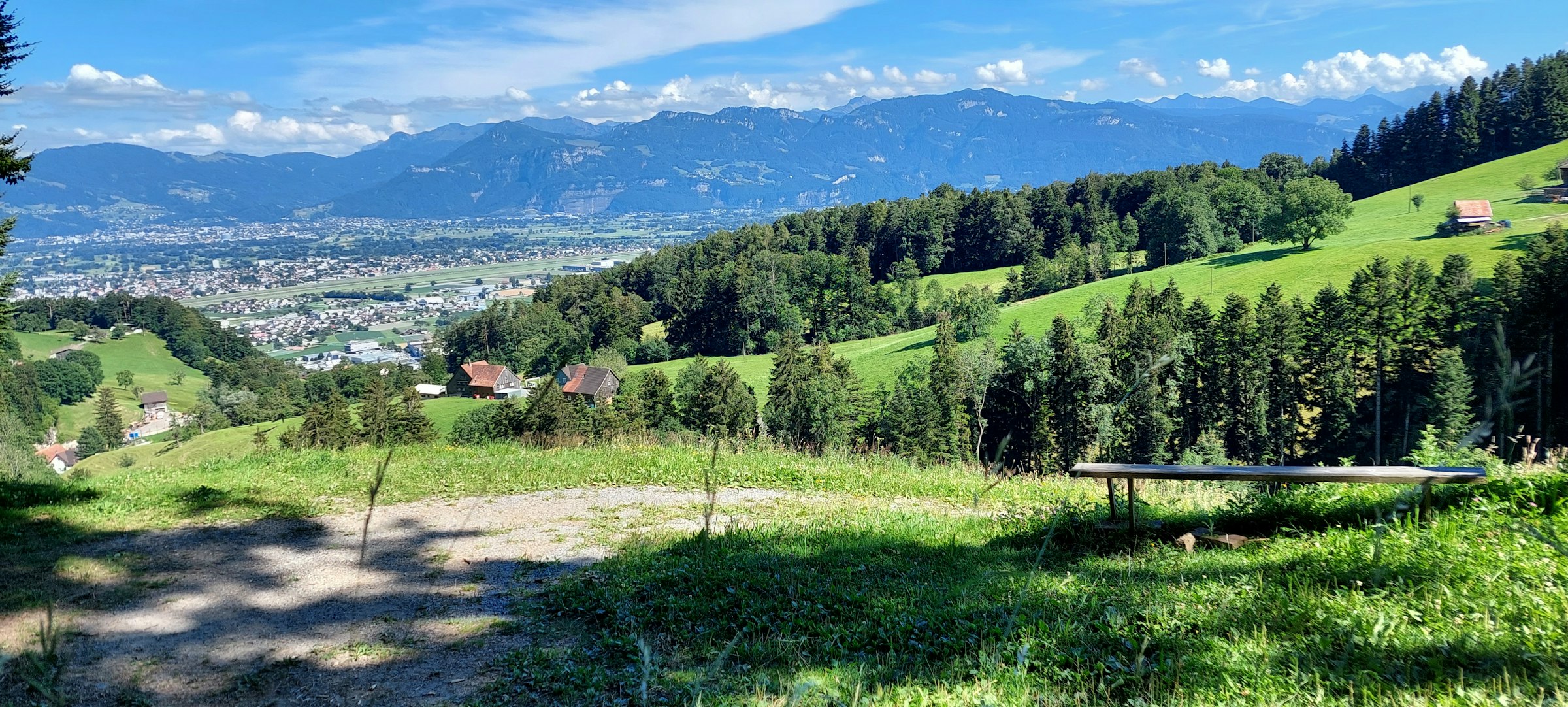 Camp mit Aussicht auf dem Sunnehof