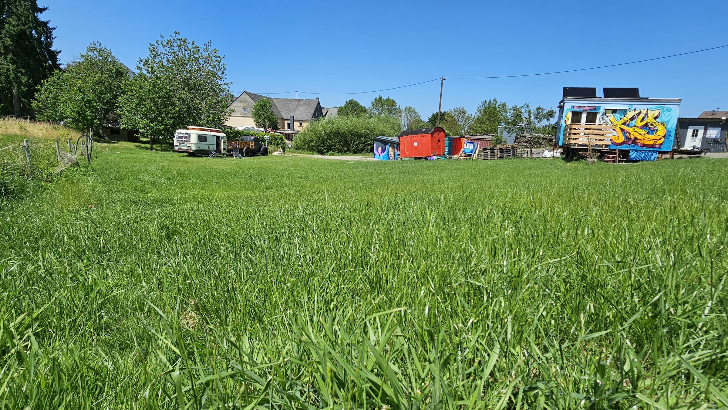 Camping oberhalb des Moseltales