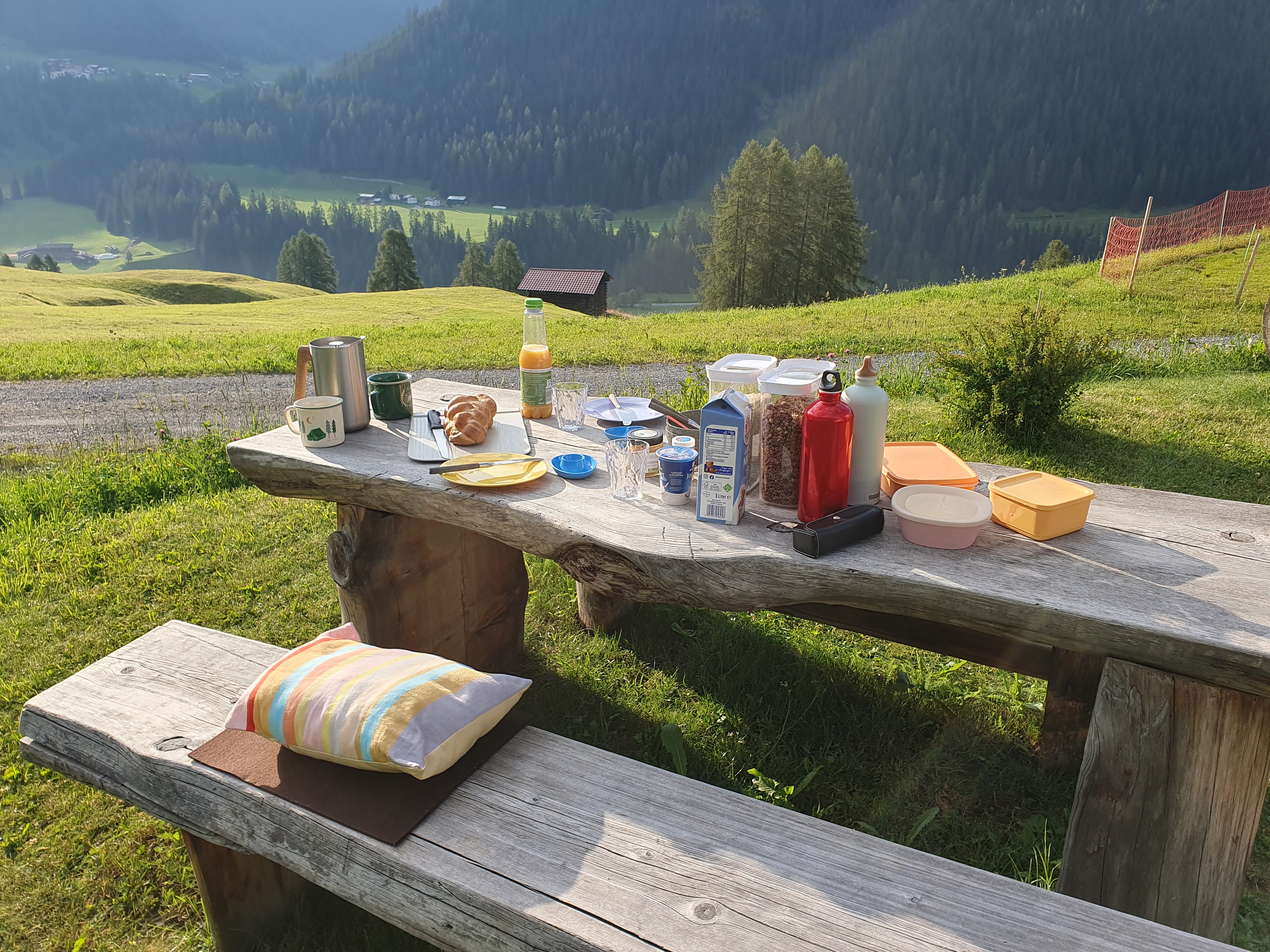 Steinbock Bergpanoramasicht