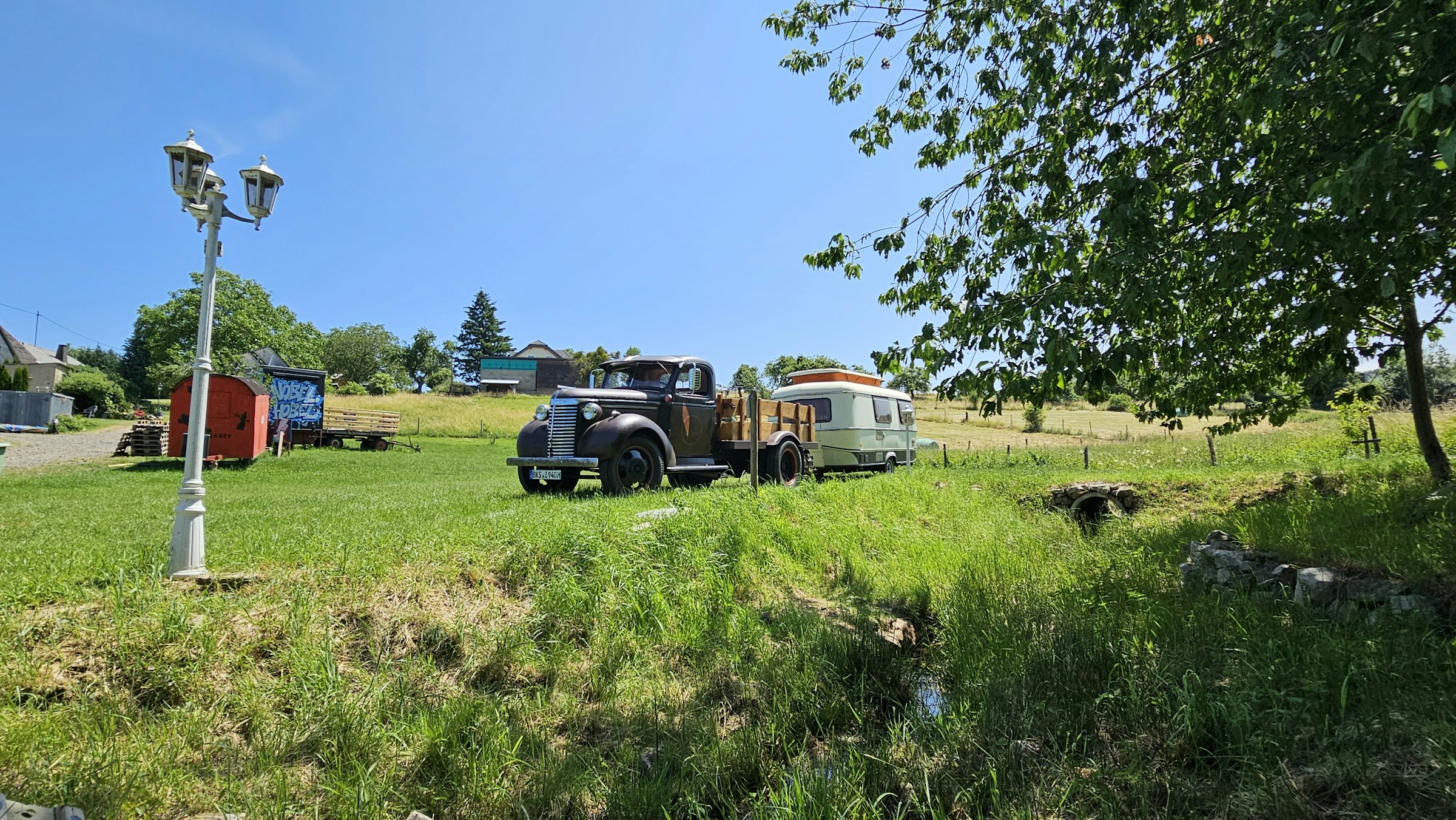 Camping oberhalb des Moseltales