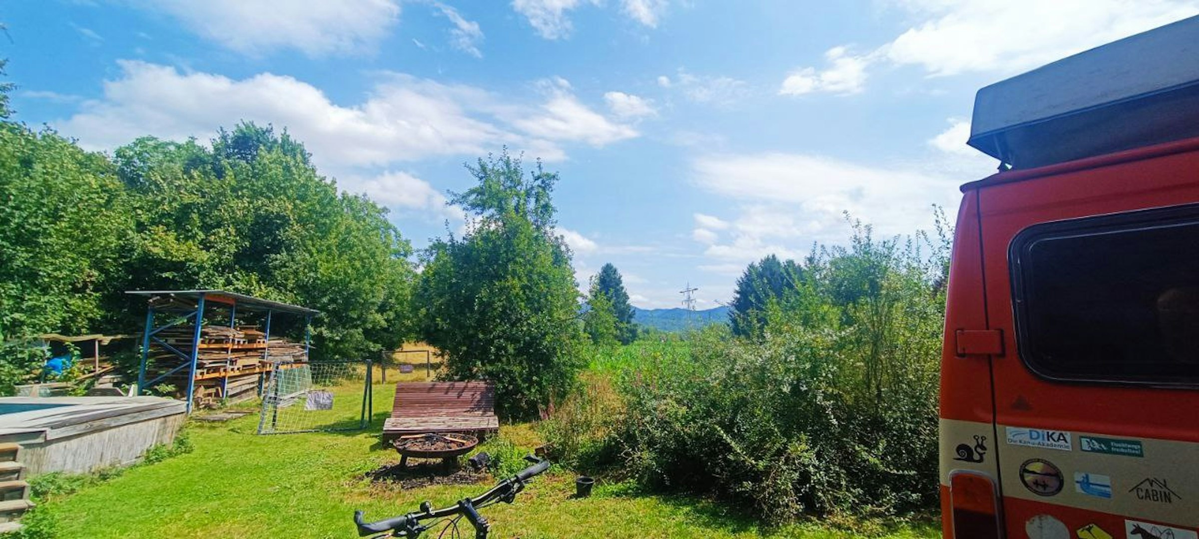 Platz im Grünen bei Freiburg