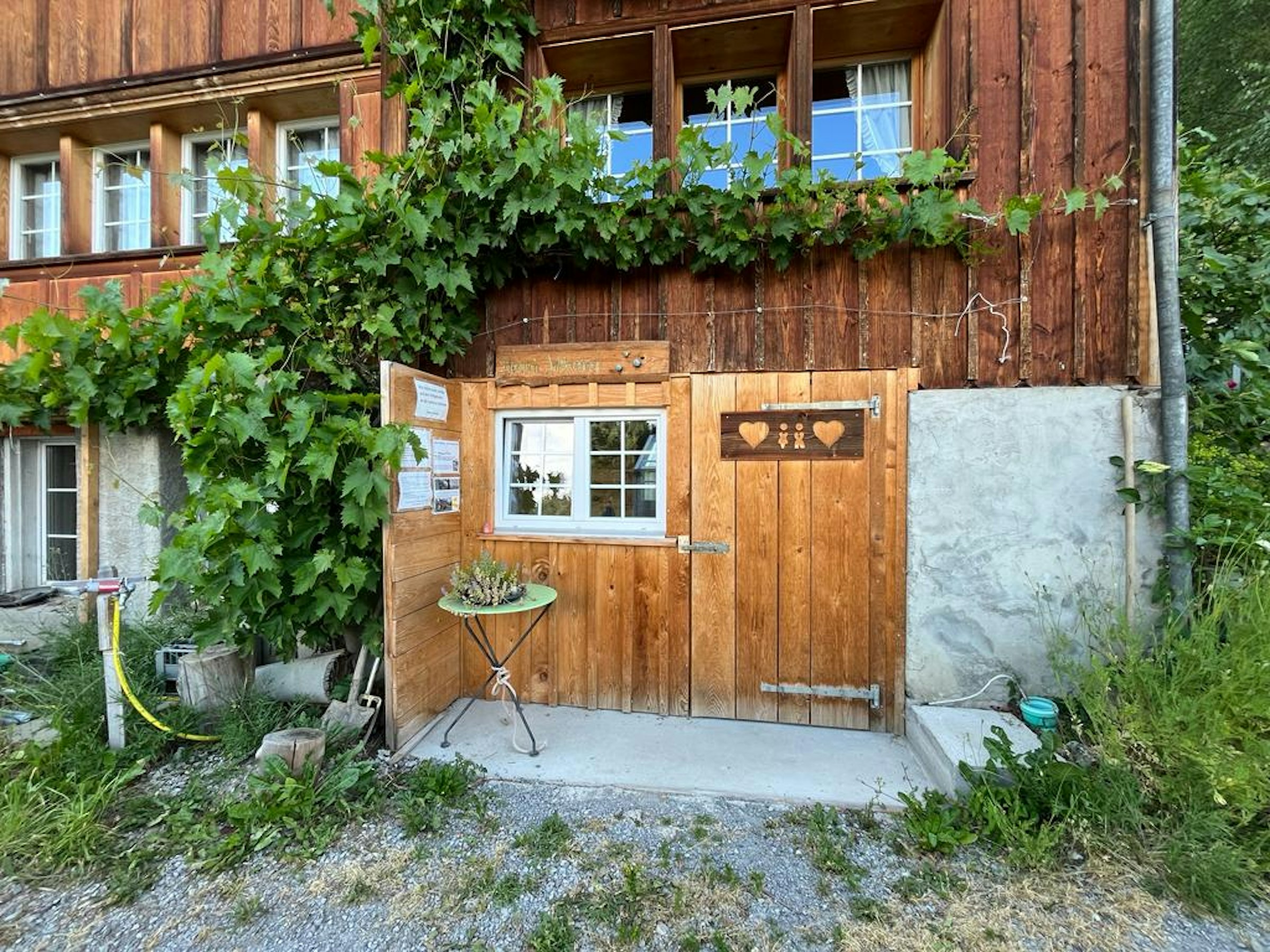 Camp mit Aussicht auf dem Sunnehof