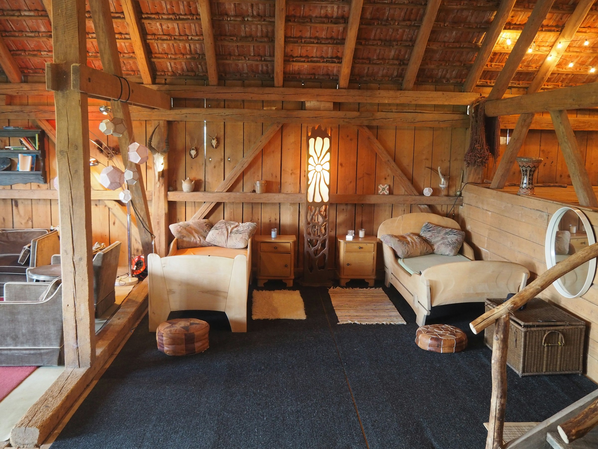 Gemütliche Stadelatmosphäre