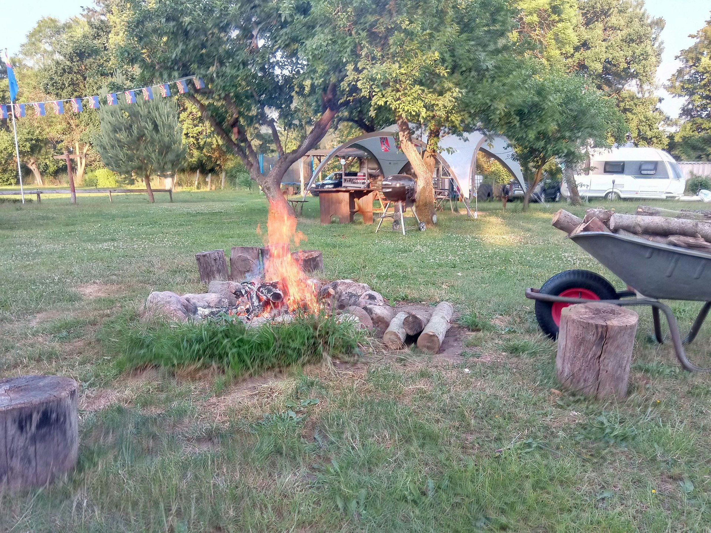 Wohnwagen mit Countryflair