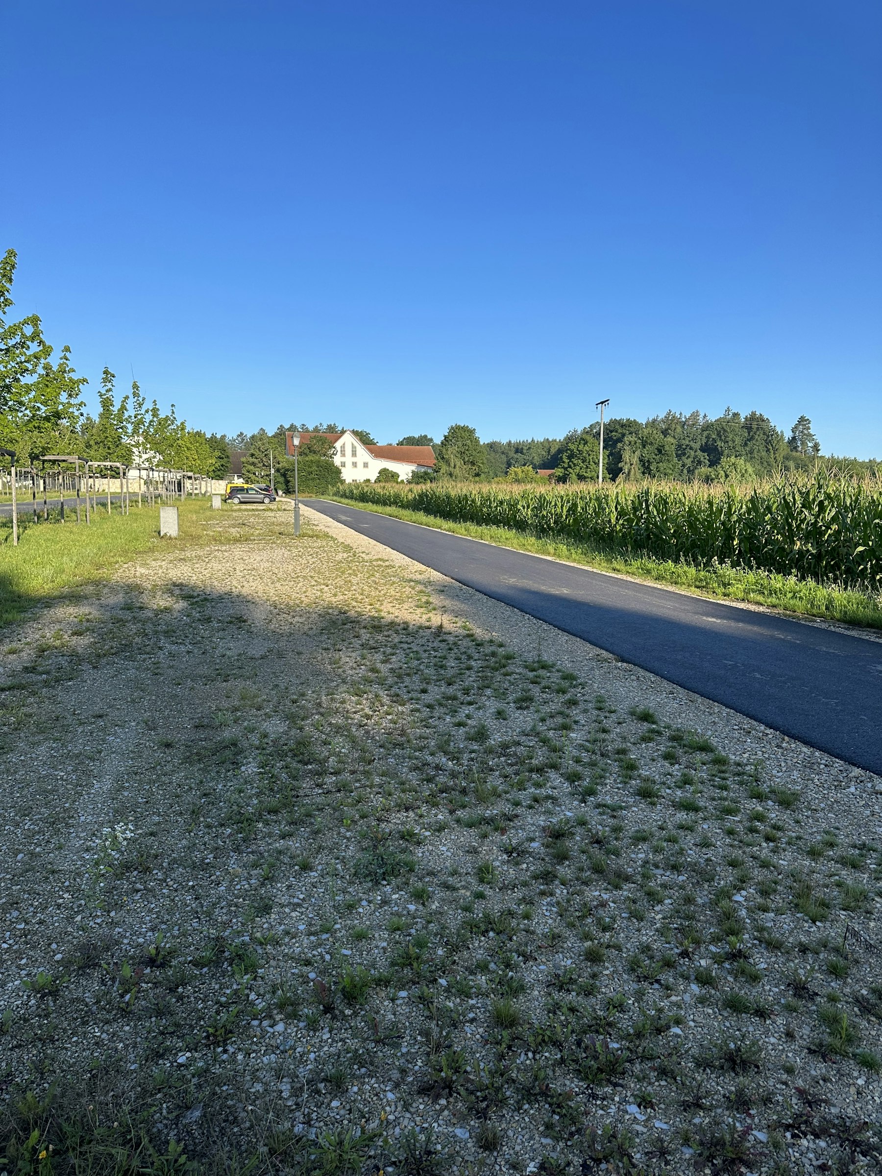Ruhige Einzellage im Hopfenland