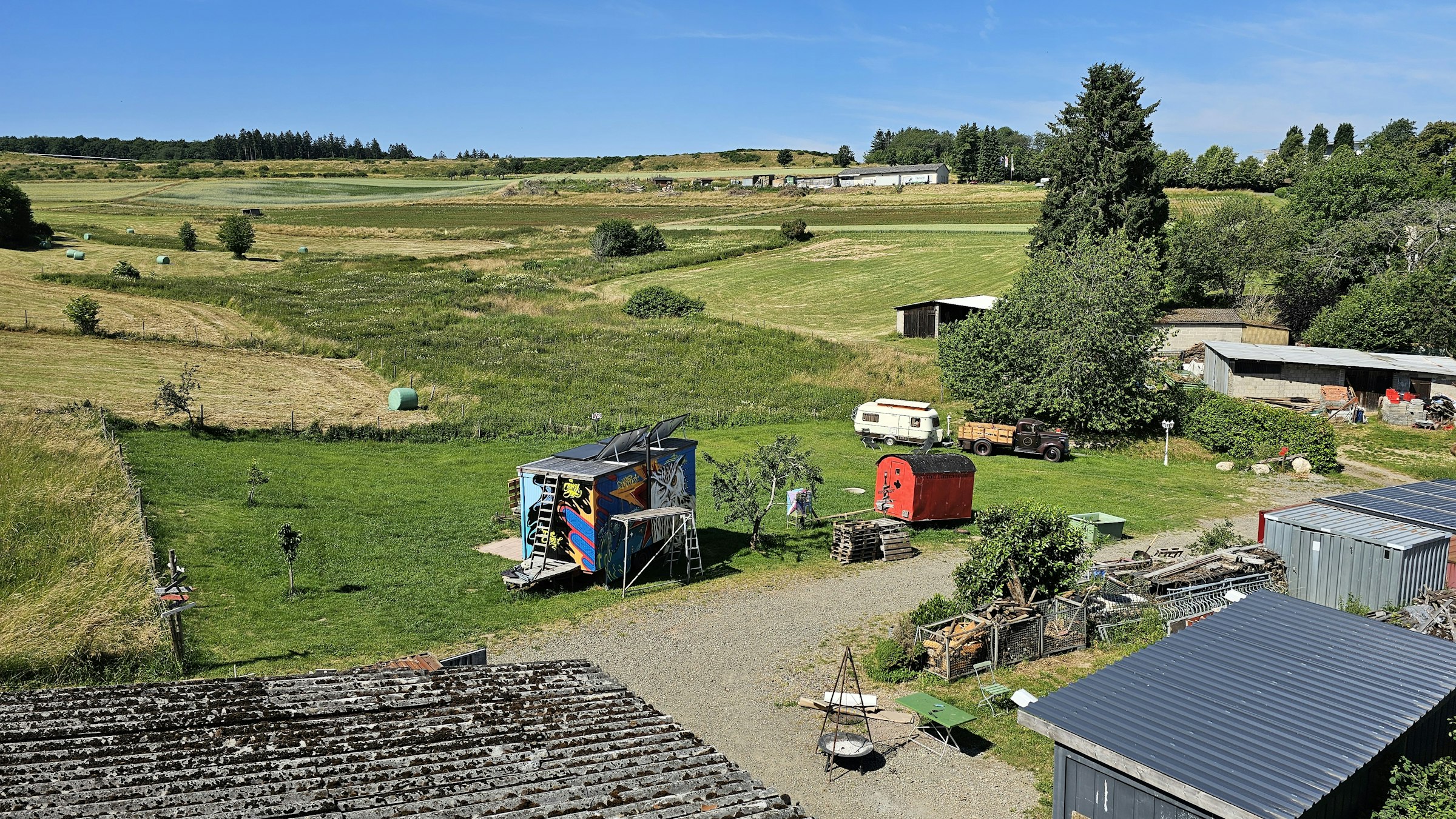 Camping oberhalb des Moseltales