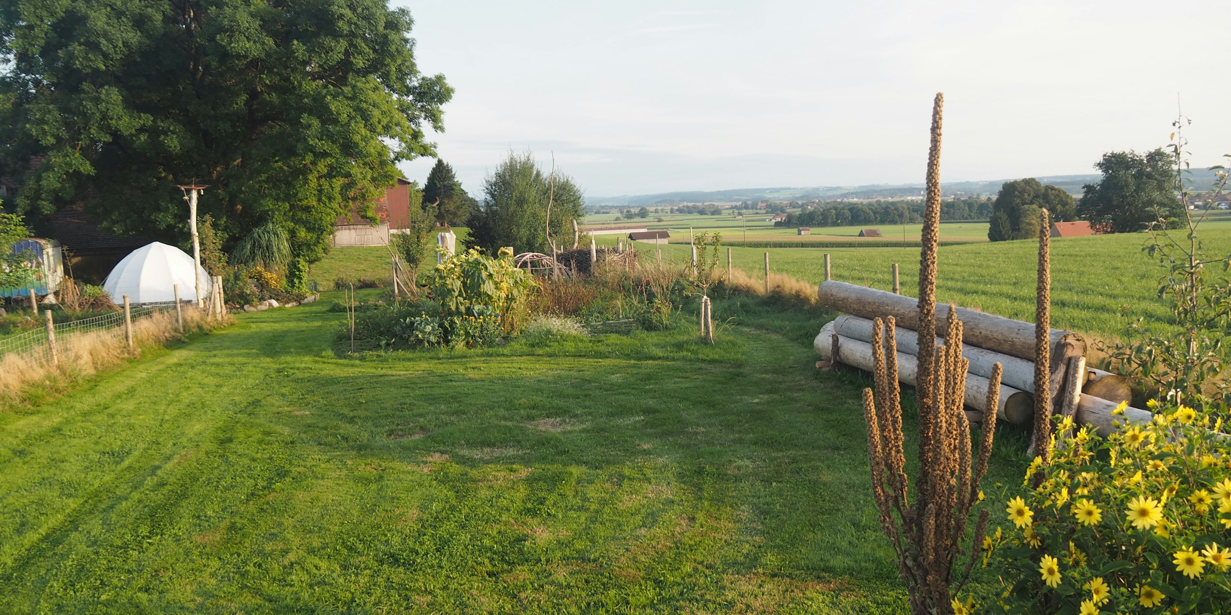 Gartenfreude beim Bergbauer