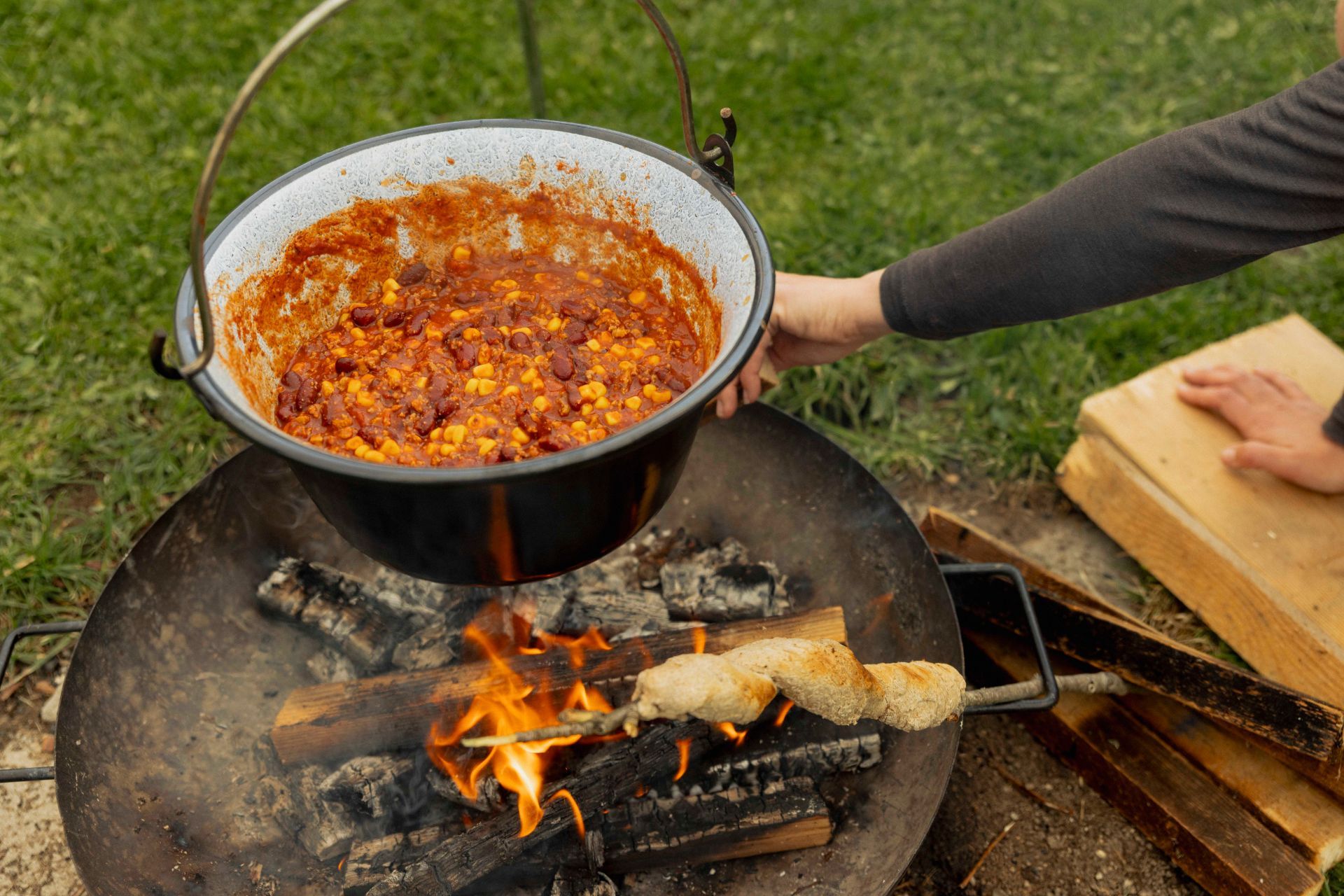 Buche dein Camp mit Feuerstelle