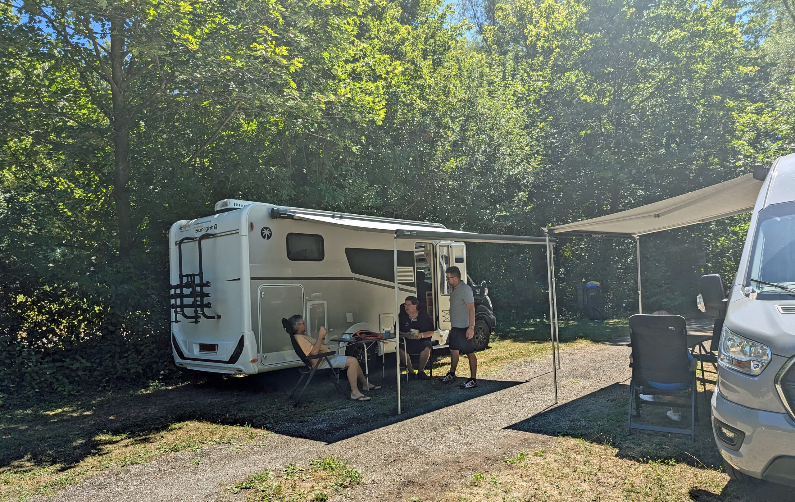 Camping im Grünen im Harrachpark