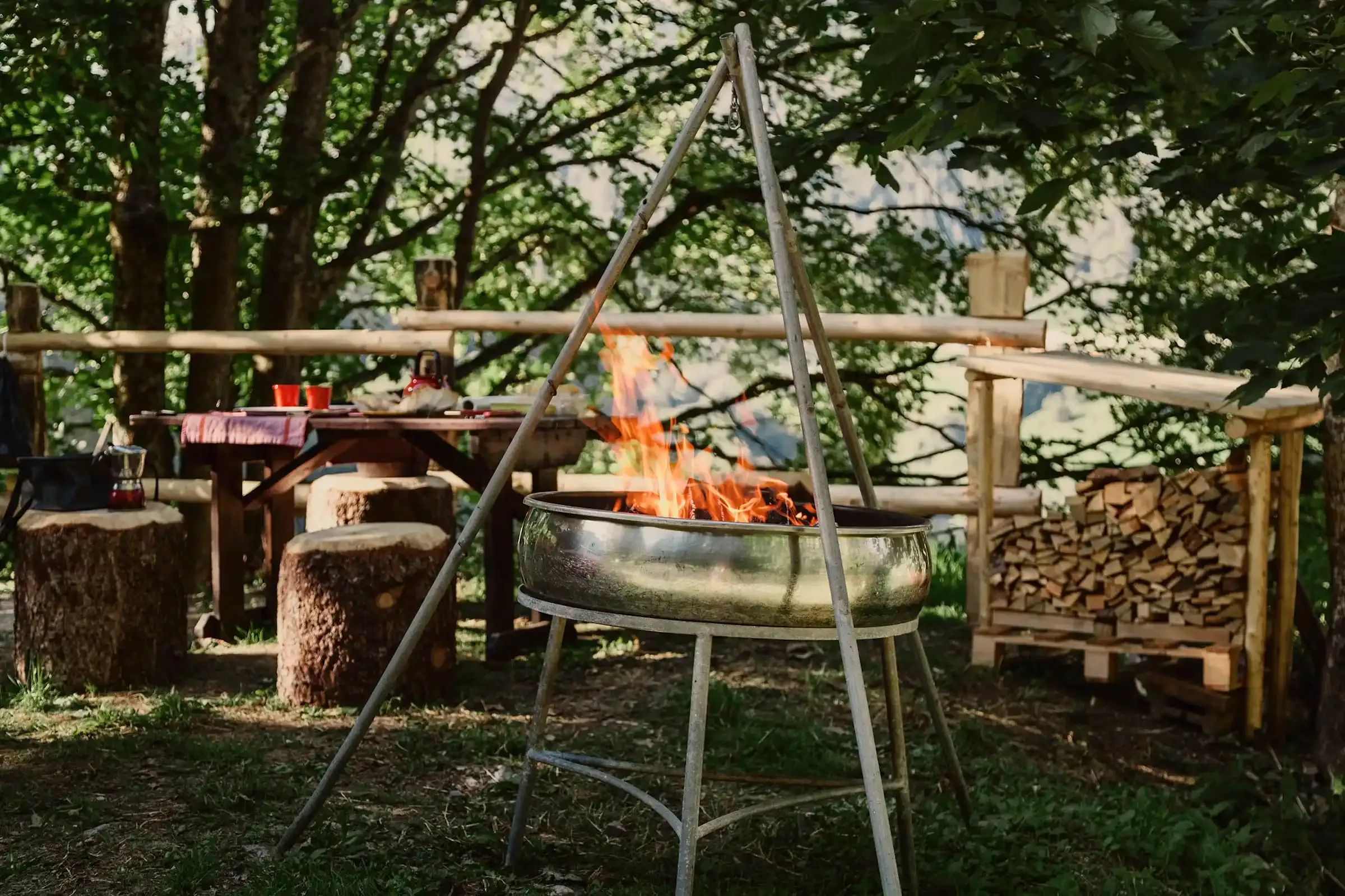 Fireplace available