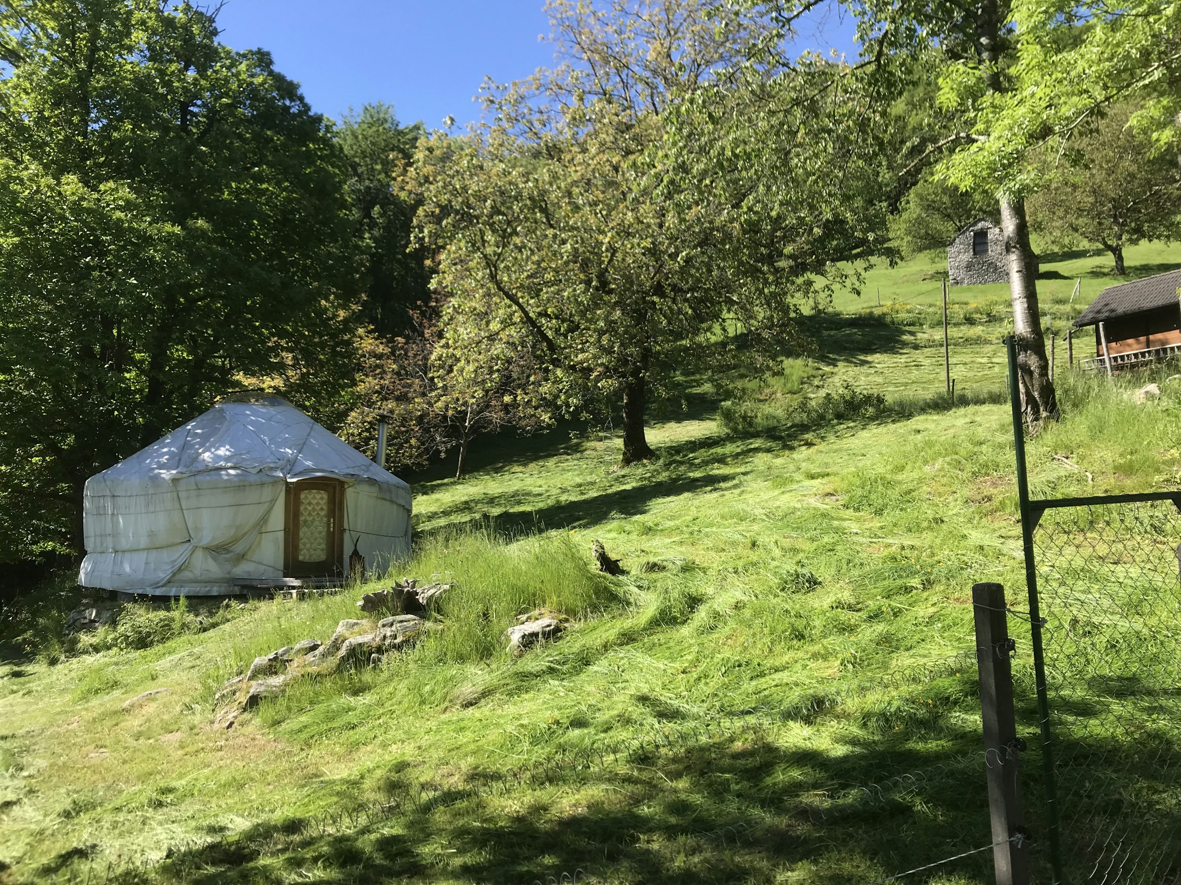 Jurta in fattoria